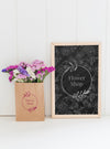 Bouquet Of Flowers In A Paper Bag Mock-Up Psd