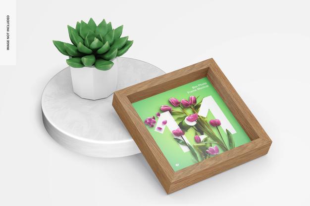 Box Photo Frame Mockup Psd