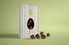 Box With Small  Chocolate Eggs For Easter Psd