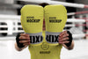 Boxing Athlete Holding Mock-Up Gloves To Train Psd