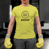 Boxing Athlete Wearing A Mock-Up T-Shirt Psd