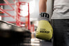 Boxing Athlete Wearing Mock-Up Gloves To Train Psd
