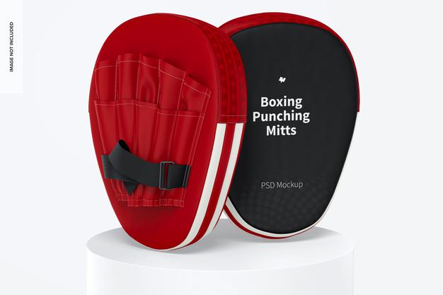 Boxing Punching Mitts Mockup Psd