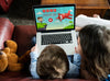 Boy Using Copyspace Digital Device On The Living Room Psd