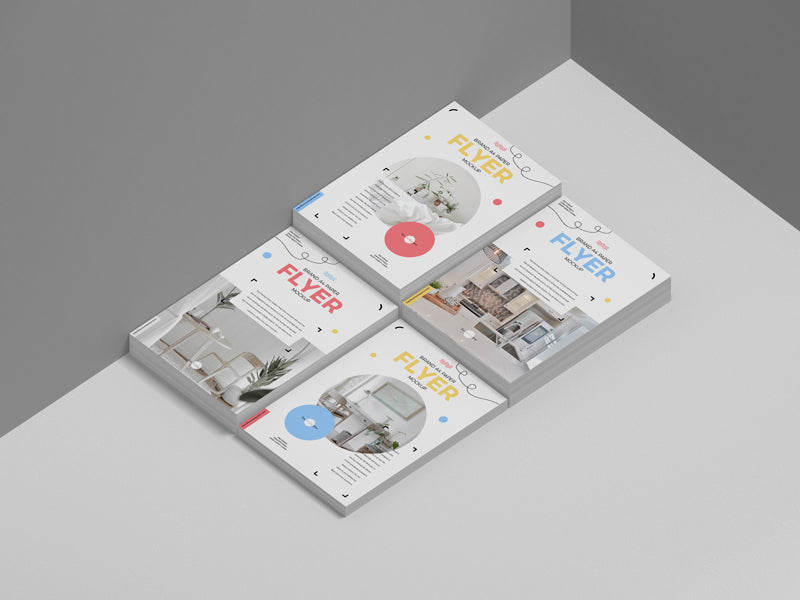 Brand A4 Paper Flyer Mockup