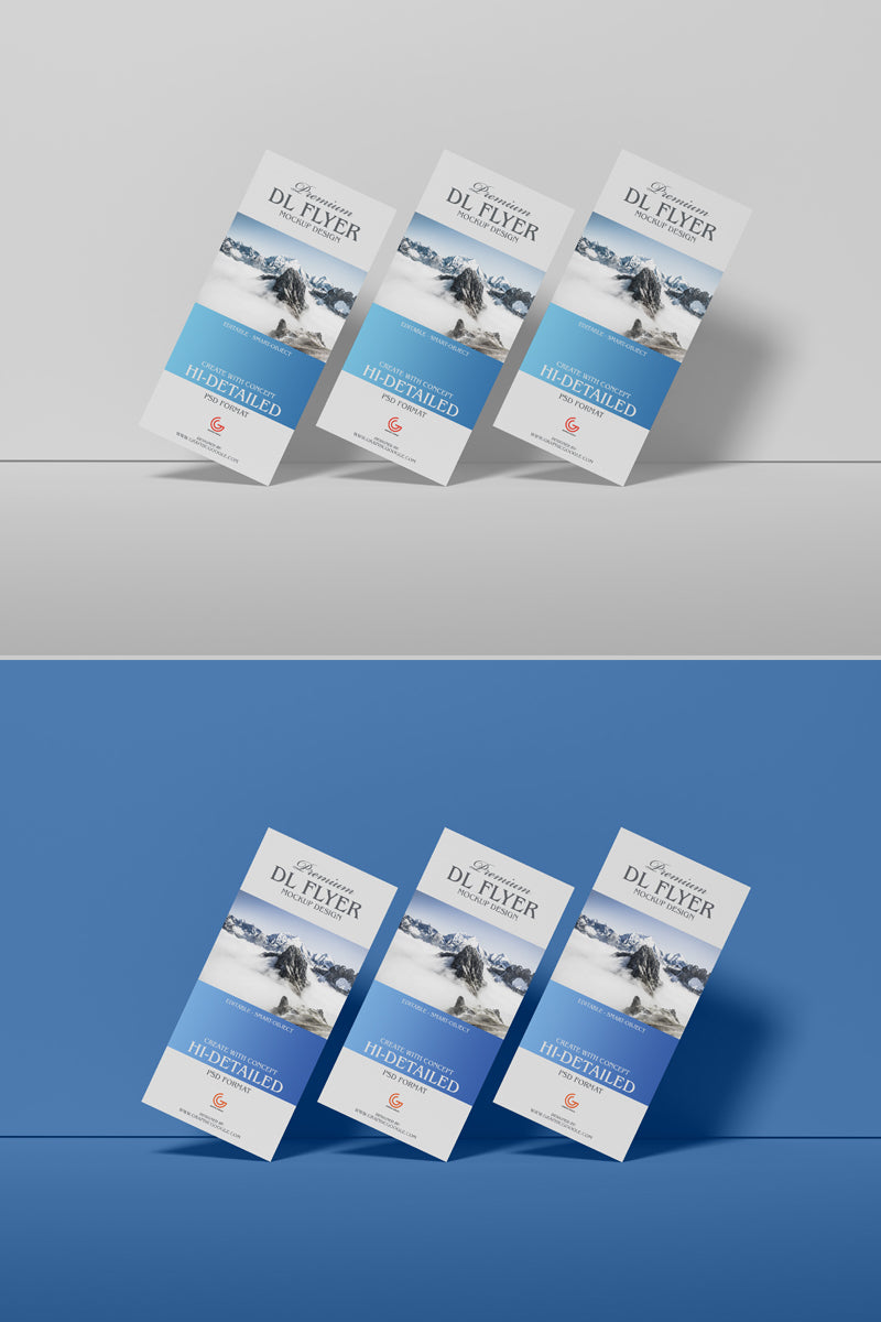 Brand Premium Dl Flyer Mockup Design For Presentation