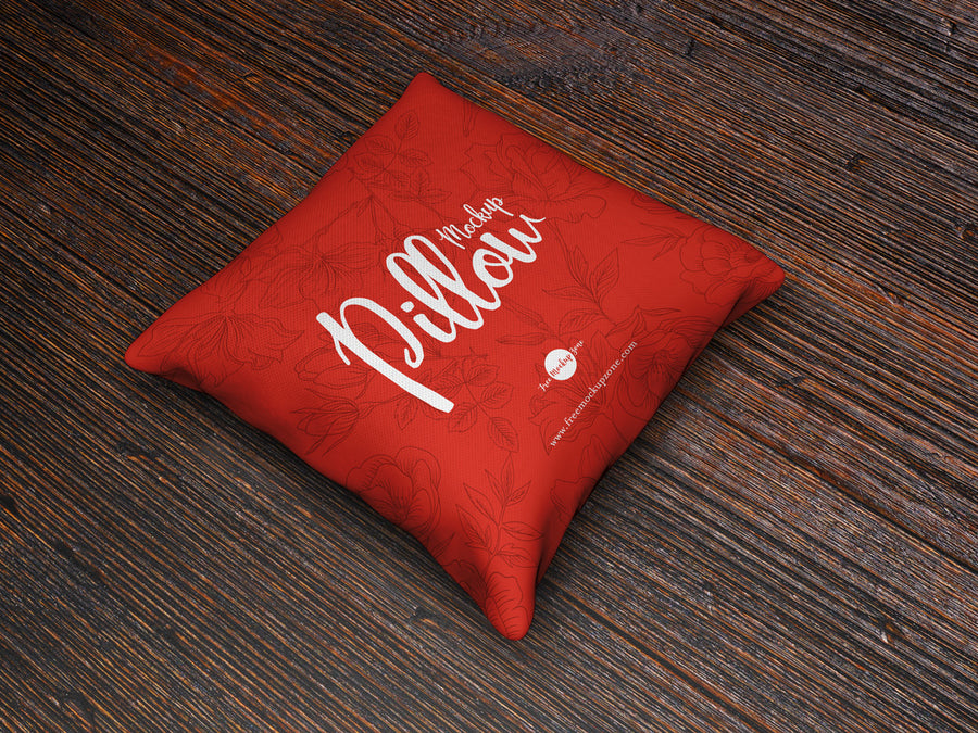 Brand Square Pillow Mockup Psd