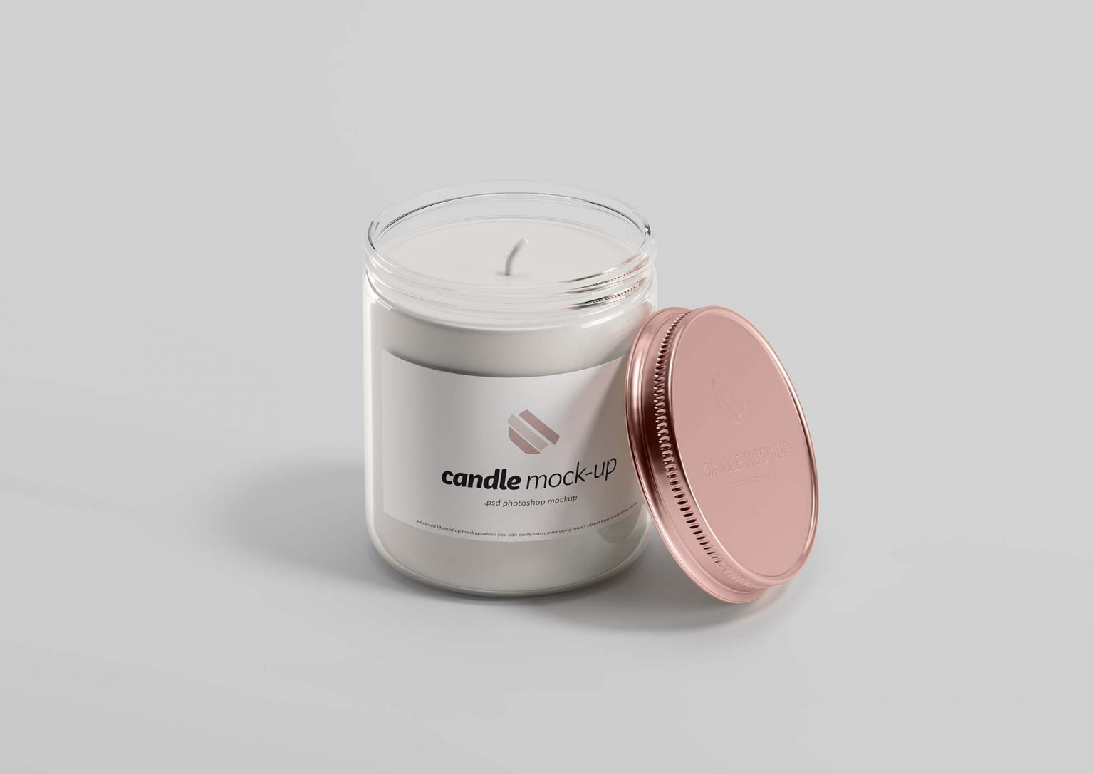Branded Candle Mockup