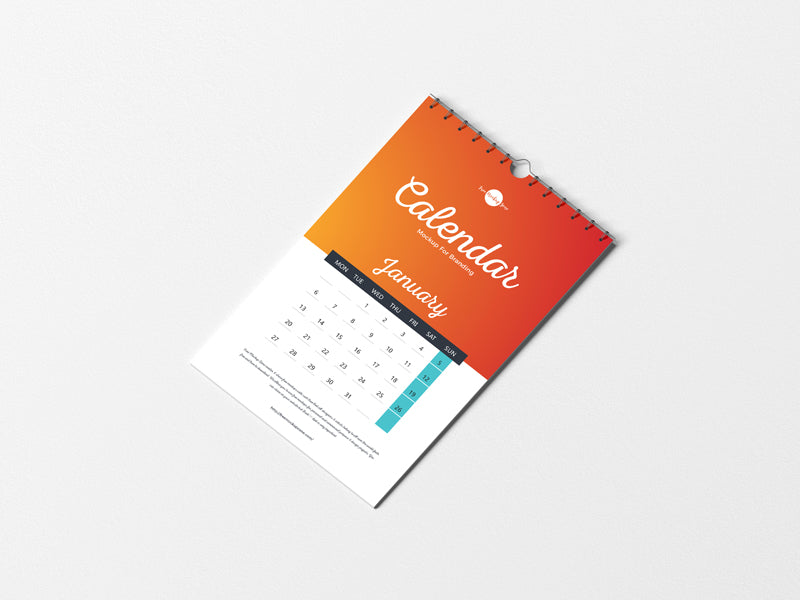 Branding Calendar Mockup