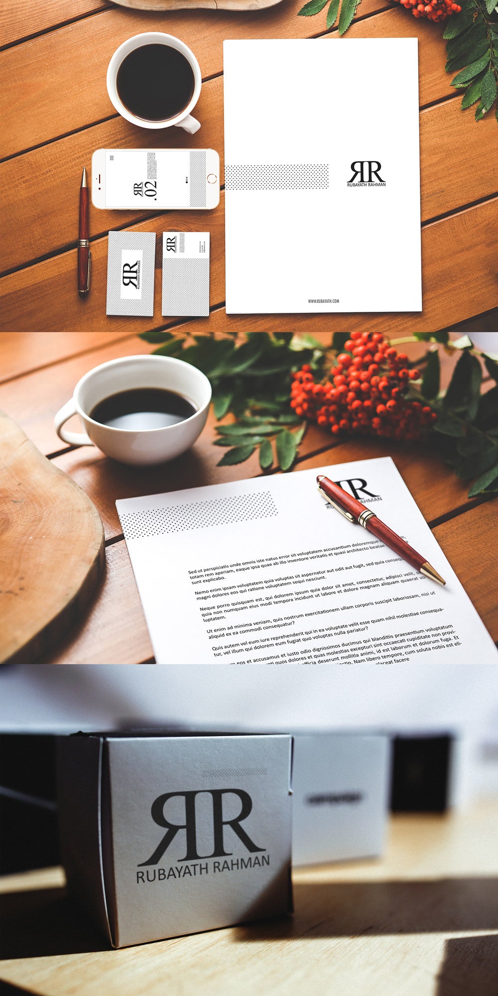 Clean Branding Identity Presentation Mockup