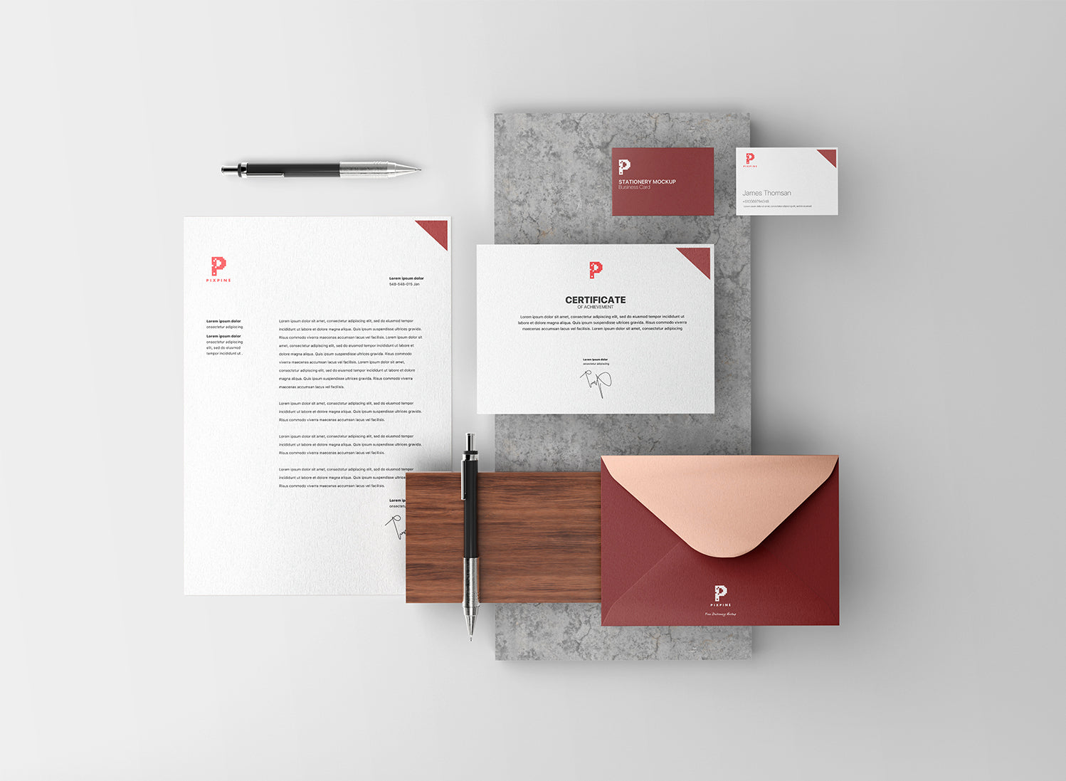 Branding Identity Stationery Mockup