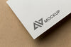 Branding Mock-Up On Card Assortment Psd