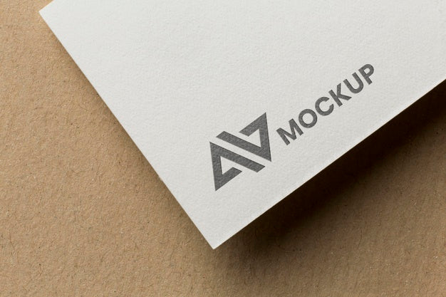 Branding Mock-Up On Card Assortment Psd