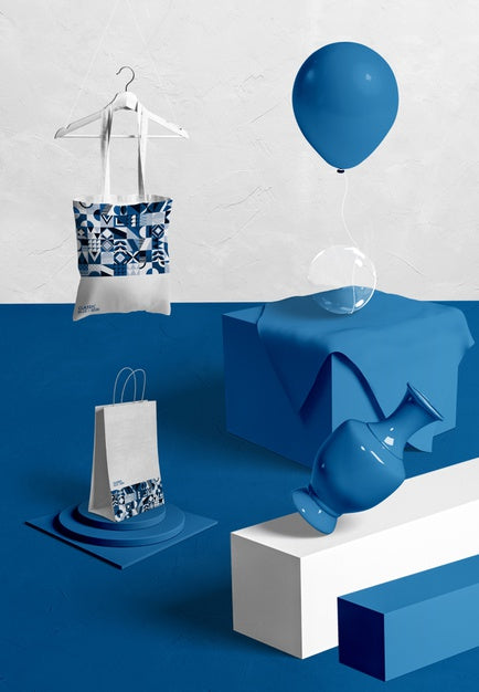 Branding Mockup Color Of The Year 2020 Psd