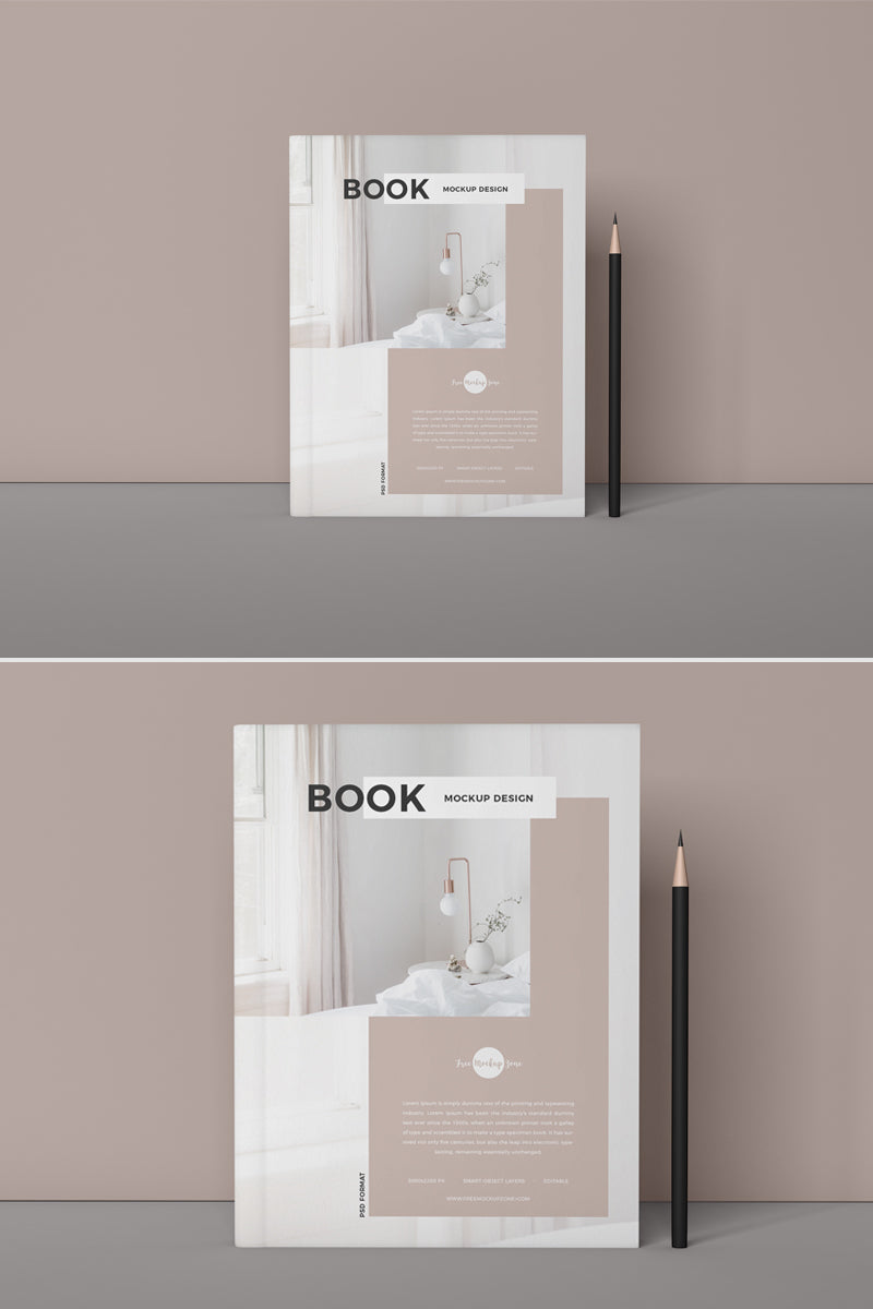 Branding Psd Book Mockup Design 2019