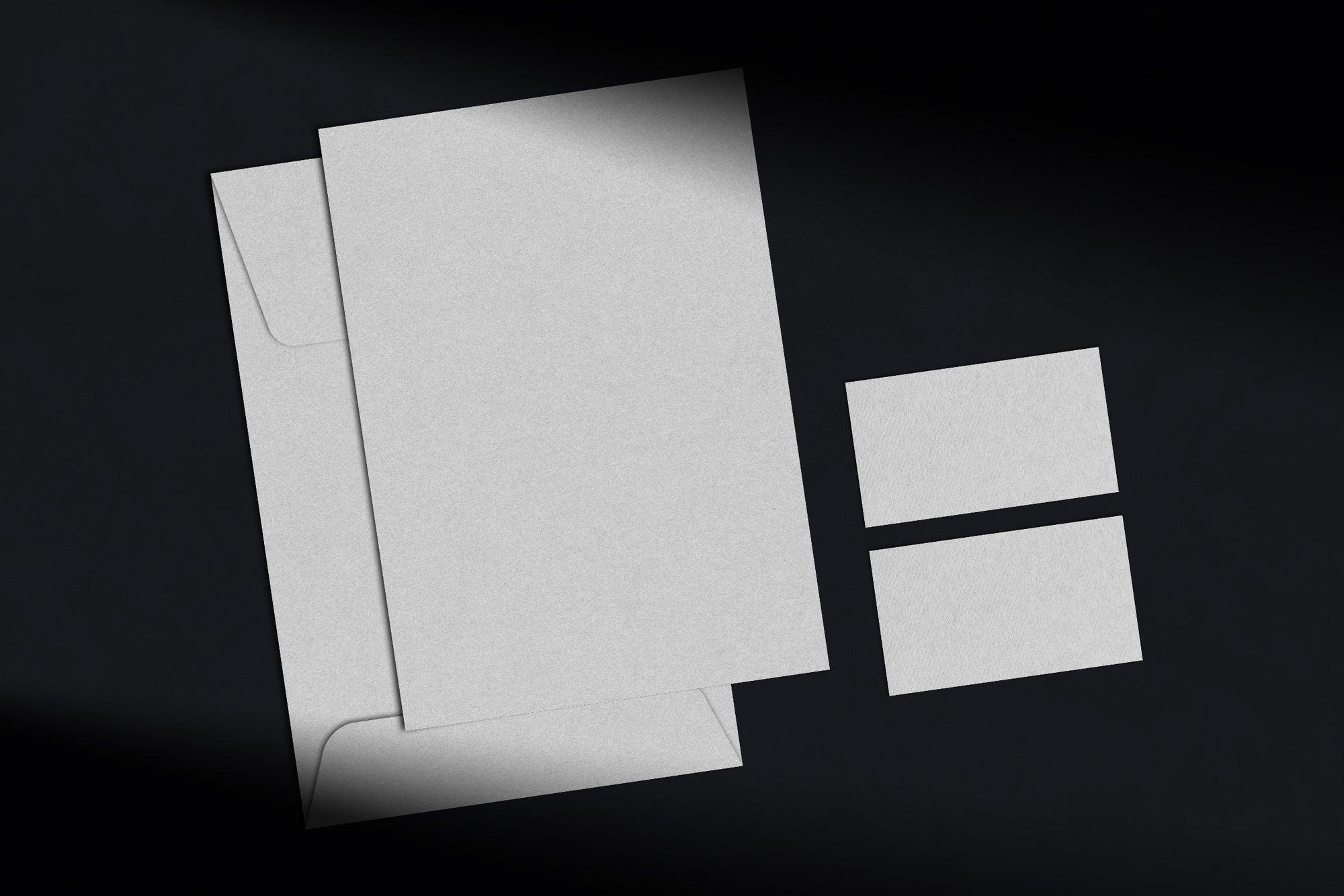 Branding & Stationery Mockup Dark Mode