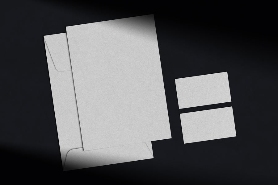 Branding & Stationery Mockup Dark Mode