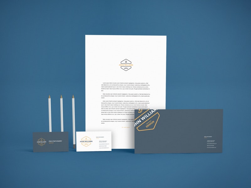 Branding Stationery Psd Mockup