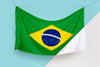 Brazil Flag Concept Mock-Up Psd