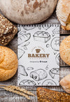 Bread And Notebook Mock-Up Psd