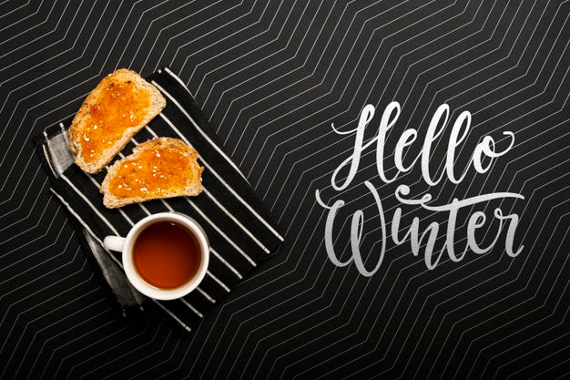 Breakfast Concept For Winter Season Psd