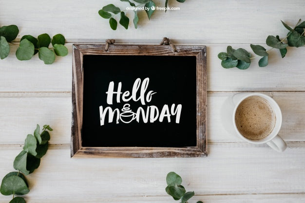 Breakfast Mockup With Coffee And Slate Psd