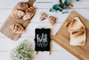 Breakfast Mockup With Croissants And Toast Psd