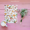 Breakfast Mockup With Paper And Flowers Psd