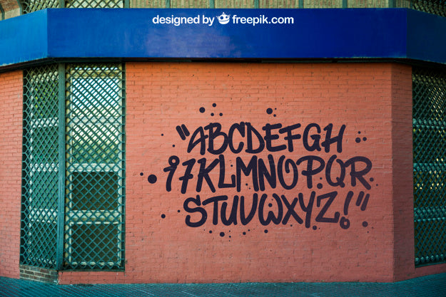 Brick Wall Mockup Psd