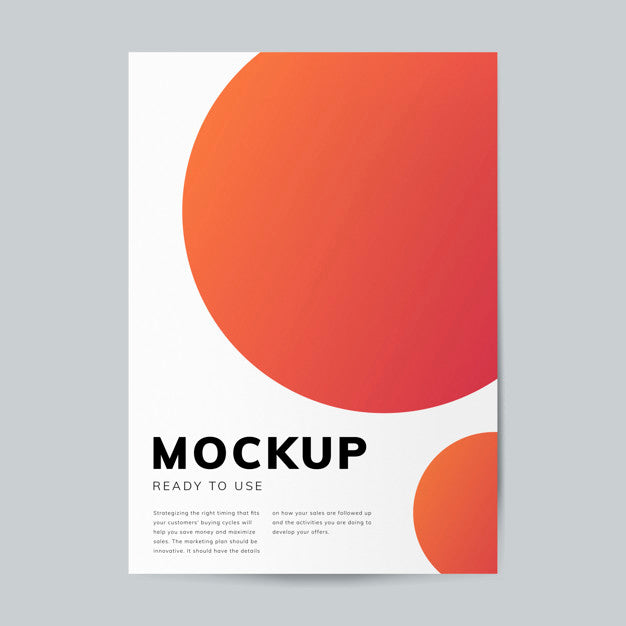 Brochure Design Template Mockup Psd
