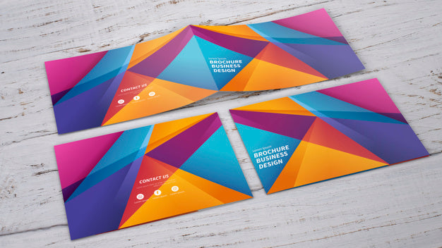 Brochure Mockup Still Life Psd
