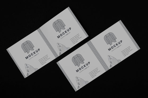 Brochure Mockup With Japanese Inspiration Psd