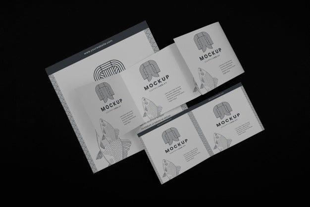 Brochure Mockup With Japanese Inspiration Psd