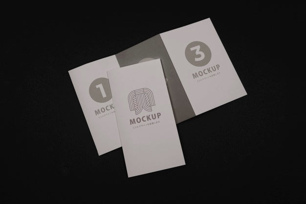 Brochure Mockup With Japanese Inspiration Psd