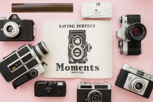 Brochure Mockup With Photography Concept Psd