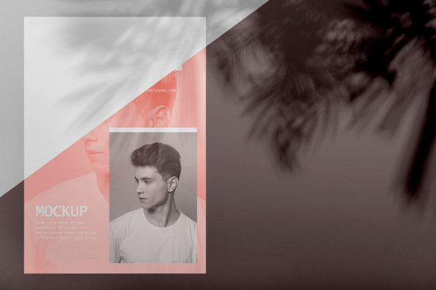 Brochure Shadow Overlay Mock Up Psd