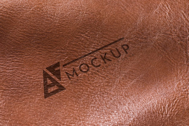 Brown Leather Surface Psd
