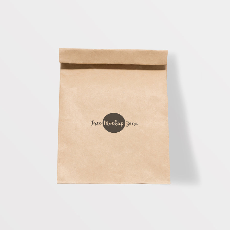 Brown Paper Burger Packaging Mockup 2018