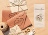 Brown Paper Envelopes With Wedding Invitations Psd