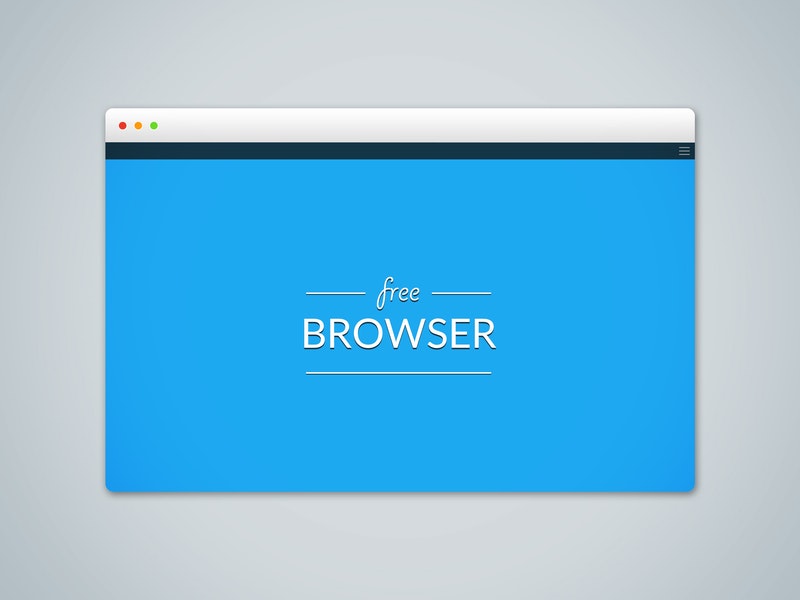 Browser Psd Mockup