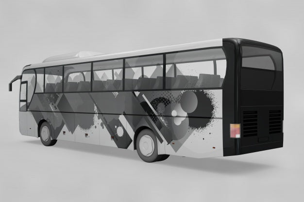 Bus Mockup Psd