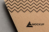 Business Branding On Card Mock-Up Assortment Psd
