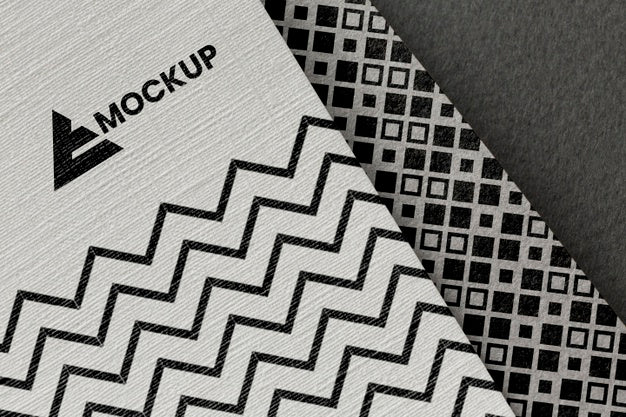 Business Branding On Card Mock-Up Composition Psd