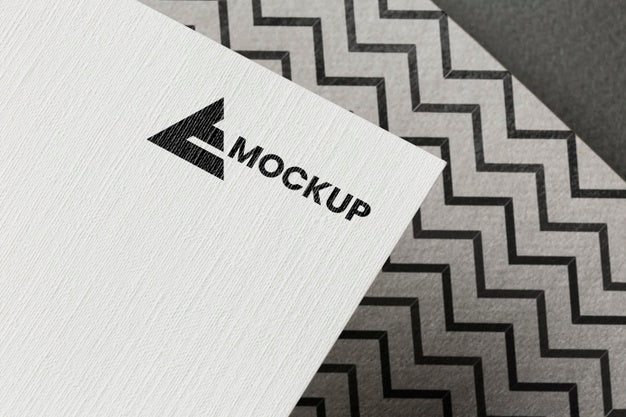 Business Branding On Card Mock-Up Composition Psd
