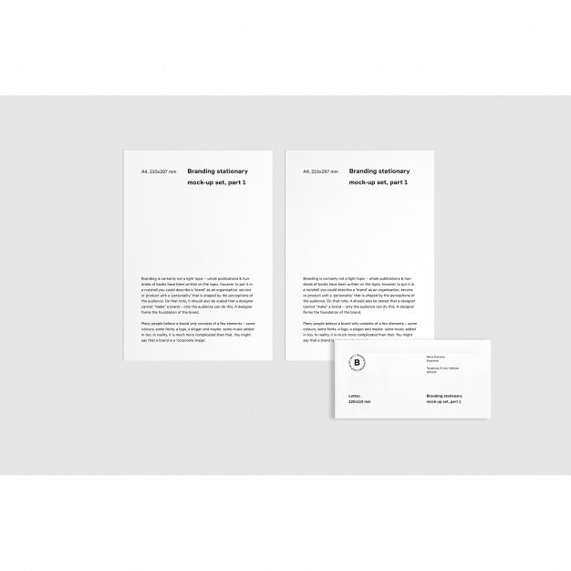 Business Brochure Mock Up Psd
