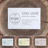 Business Card Above A Trunk Mock Up Psd