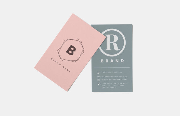 Business Card And Name Card Mockup Psd