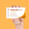 Business Card Concept Mock-Up Psd