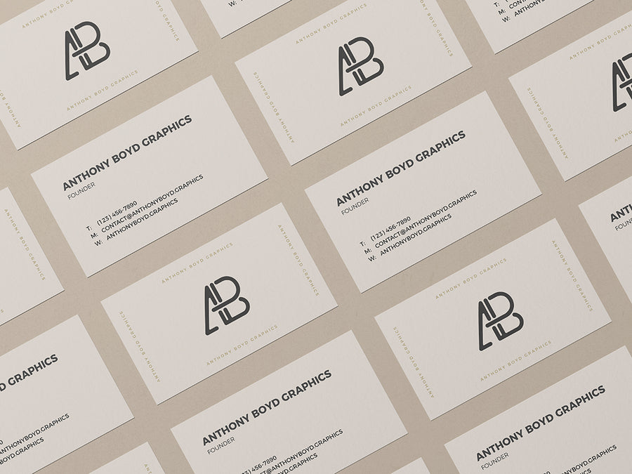 Business Card Grid Mockup Vol.2