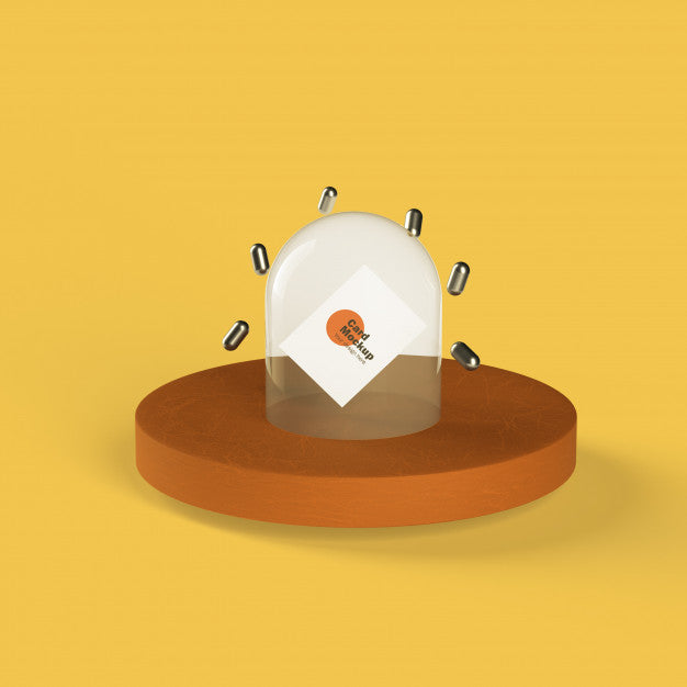 Business Card In A Capsule Psd